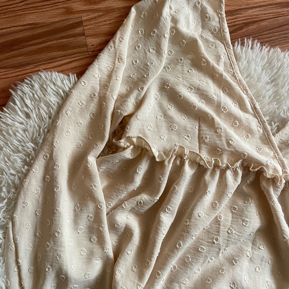 Long Sleeve Peplum Blouse - Picture 2 of 4